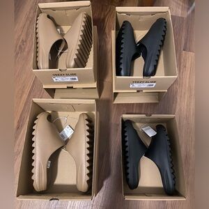Yeezys slides ship and do meet ups 
120 each